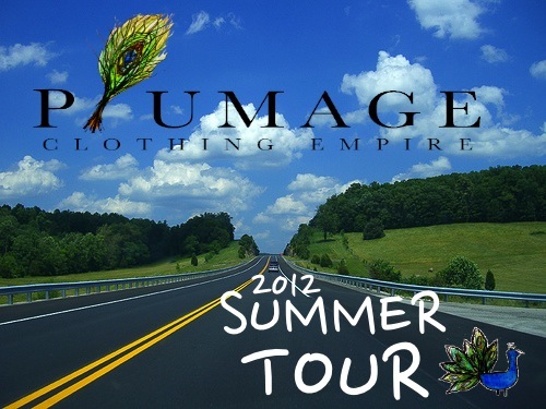 Plumage by Justin Great summer tour ad