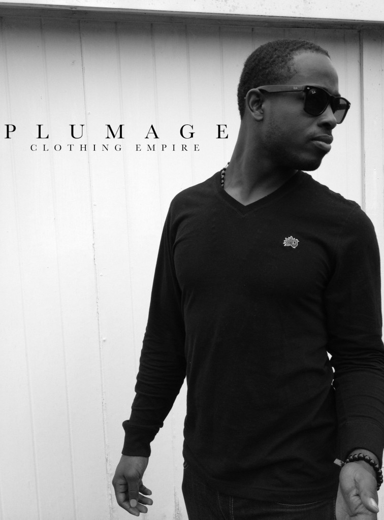 Plumage by Justin Great Long Sleve Black T